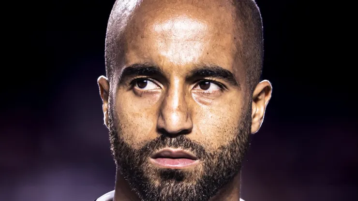 Lucas Moura sobre Nacional x São Paulo. Foto: Abner Dourado/AGIF