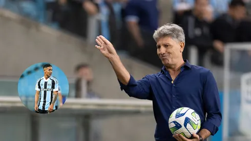 Renato Gaúcho e Jhonata Robert no Grêmio - Foto: IMAGO / Pressinphoto e Pedro H. Tesch/AGIF