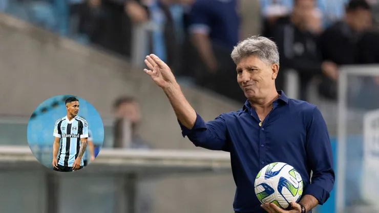 Renato Gaúcho e Jhonata Robert no Grêmio - Foto: IMAGO / Pressinphoto e Pedro H. Tesch/AGIF