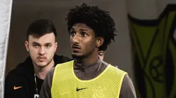 Talles Magno em sua partida de estreia. Foto: Rodilei Morais