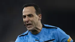 RJ - RIO DE JANEIRO - 14/08/2024 - COPA LIBERTADORES 2024, BOTAFOGO X PALMEIRAS - O arbitro Esteban Ostojich durante partida entre Botafogo e Palmeiras no estadio Engenhao pelo campeonato Copa Libertadores 2024