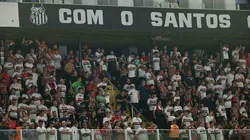 Torcida do Santos em peso vibrando no duelo contra o Sport - Campeonato Brasileiro