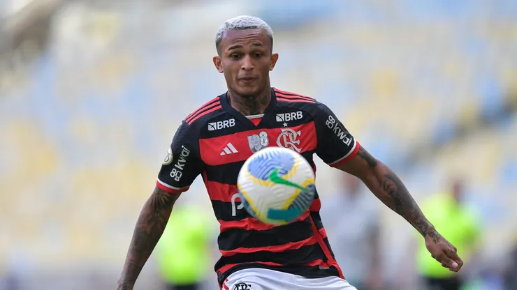 SP - RIO DE JANEIRO - 11/08/2024 - BRASILEIRO A 2024, FLAMENGO X PALMEIRAS - Wesley Flamengo negocia venda de Wesley à Atalanta
