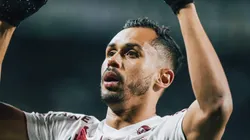 Lima durante a comemoração de seu tento. Foto: Lucas Merçon / Fluminense F.C.
