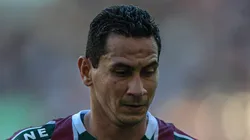 RJ - RIO DE JANEIRO - 04/08/2024 - BRASILEIRO A 2024, FLUMINENSE X BAHIA - Ganso jogador do Fluminense durante partida contra o Bahia no estadio Maracana pelo campeonato Brasileiro A 2024.