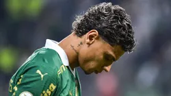 Richard Ríos com a camisa do Palmeiras