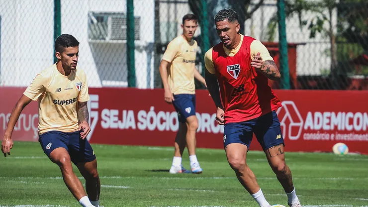 São Paulo treinando antes de viajar para o Uruguai. Foto: Erico Leonan / saopaulofc.net / Flickr