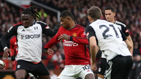 Rashford pelo Manchester United em partida diante do Fulham. (Photo by Clive Brunskill/Getty Images)