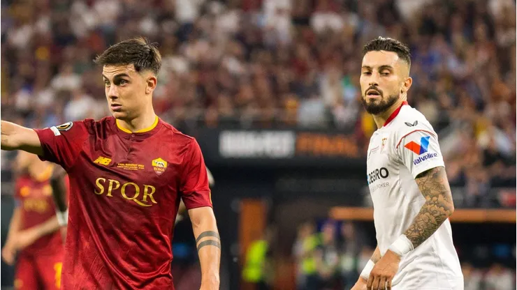 - Alex Telles ao lado de Dybala