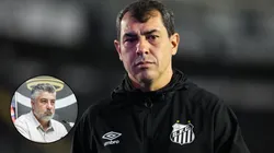 Fábio Carille durante a partida entre Santos e Chapecoense, na Vila Belmiro, pela Série B do Campeonato Brasileiro. Fotos: Reinaldo Campos/AGIF