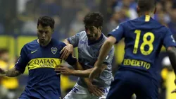 Lucas Silva pelo Cruzeiro em partida diante do Boca Juniors pela Libertadores 2018. (Photo by Demian Alday/Getty Images)