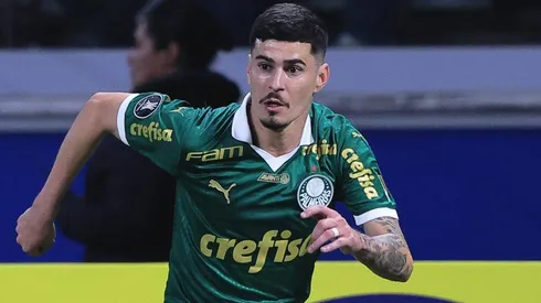 Rômulo durante partida entre Palmeiras e San Lorenzo, no Allianz Parque pela Copa Libertadores, no dia 30/05/2024.