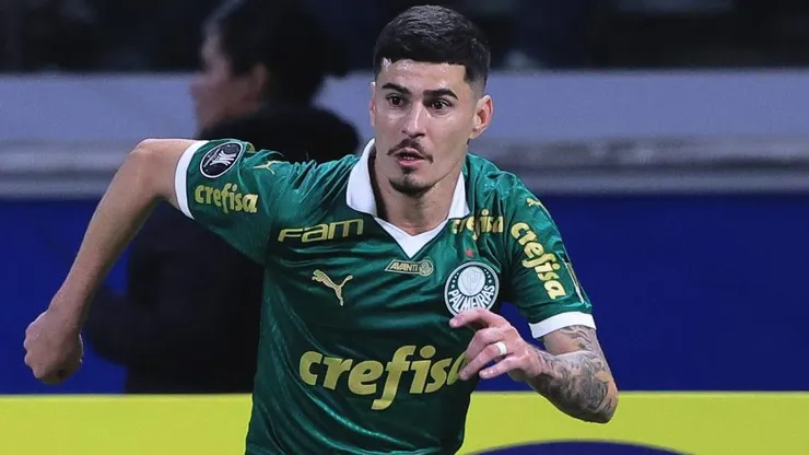Rômulo durante partida entre Palmeiras e San Lorenzo, no Allianz Parque pela Copa Libertadores, no dia 30/05/2024.