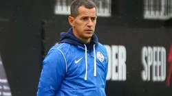 Leandro Romagnoli durante partida entre Deportivo Riestra e San Lorenzo, pelo Campeonato Argentino, no Estádio Guillermo Laza, no dia 12/05/2024. Foto: Roberto Tuero/SOPA Images