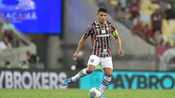 Thiago Silva jogador do Fluminense durante partida contra o Juventude no estadio Maracana pela Copa Do Brasil 2024
