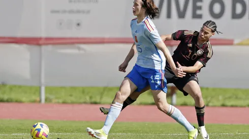 Joan Martinez do Real Madrid. (Foto de Ricardo Nascimento/Getty Images for DFB)