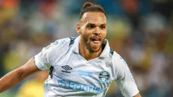 Braithwaite estreou com 2 gols - FOTO: LUCAS UEBEL/GRÊMIO FBPA.