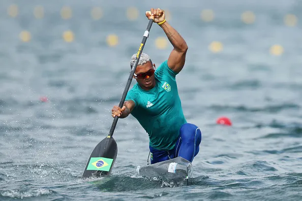 Isaquias saiu com a prata no C1 1000m. Foto: Charles McQuillan/Getty Images