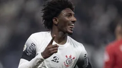 Talles Magno comemorando gol em partida entre Corinthians e Red Bull Bragantino, na Neo Química Arena, pelo Campeonato Brasileiro, no dia 10/08/2024. Foto: Marco Galvão/Fotoarena