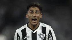 RJ - RIO DE JANEIRO - 11/06/2024 - BRASILEIRO A 2024, BOTAFOGO X FLUMINENSE - Damian Suarez jogador do Botafogo durante partida contra o Fluminense no estadio Engenhao pelo campeonato Brasileiro A 2024.