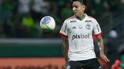 Erick Pulgar of Flamengo, jogador do Flamengo durante partida da Copa do Brasil contra o Palmeiras no Allianz Park- 2024