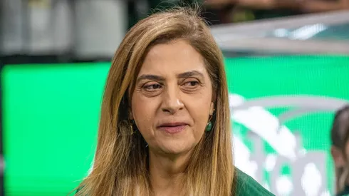 Palmeiras x Flamengo SÃO PAULO, SP - 07.08.2024: PALMEIRAS X FLAMENGO - Leila Pereira, president of Palmeiras, before the match between Palmeiras and Flamengo valid for the Round of 16 of the Copa do Brasil 2024 held at Allianz Parque on the night of this Wednesday 07. Photo: Rodilei Morais/Fotoarena x2589345x PUBLICATIONxNOTxINxBRA RodileixMorais