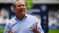 Presidente do Botafogo John Textor antes da partida entre o Fogão e o Fluminense como parte do Brasileirao 2022 no Estádio Olímpico Nilton Santos