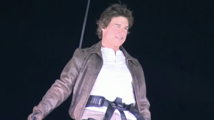 Tom Cruise nas Olimpíadas 2024 - Foto: Globo