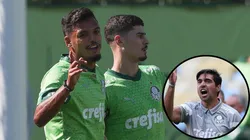Abel sofreu críticas da torcida do Palmeiras por preferência em Gabriel Menino do que Rômulo - Fotos: Cesar Greco
