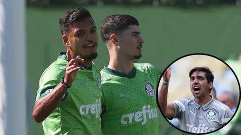 Abel sofreu críticas da torcida do Palmeiras por preferência em Gabriel Menino do que Rômulo - Fotos: Cesar Greco