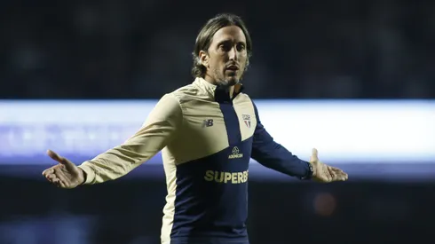 Treinador se tornou um dos principais assuntos durante os 90 minutos. Photo by Miguel Schincariol/Getty Images
