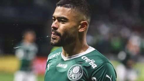 Bruno Tabata durante partida entre Palmeiras e Fortaleza, no Allianz Parque, pelo Campeonato Brasileiro de 2022, no dia 02/11. Foto: Yuri Murakami/Fotoarena