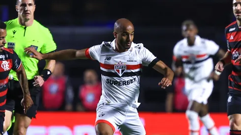 Lucas Moura será poupado pelo São Paulo. Foto: Marcello Zambrana/AGIF