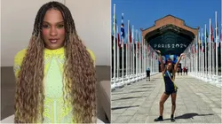 Rebeca Andrade em Paris - Foto: Instagram/Rebeca Andrade