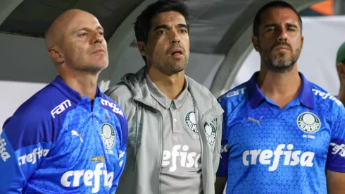 Abel Ferreira em Flamengo x Palmeiras