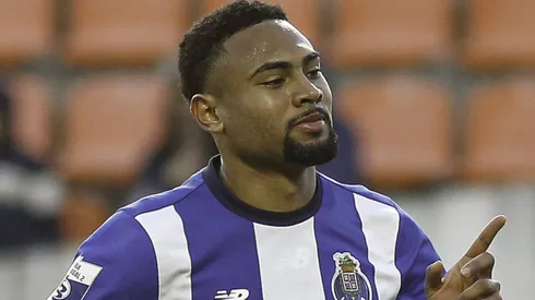 Wendel comemorando gol em partida entre Académico de Viseu e Porto B, pela Liga Portugal, no Estádio Do Fontelo Municipal, no dia 04/08/2024. Foto: Alexandre Gomes/IMAGO/TheNews2