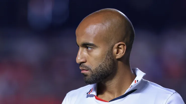Lucas Moura no São Paulo. Foto: Marcello Zambrana/AGIF