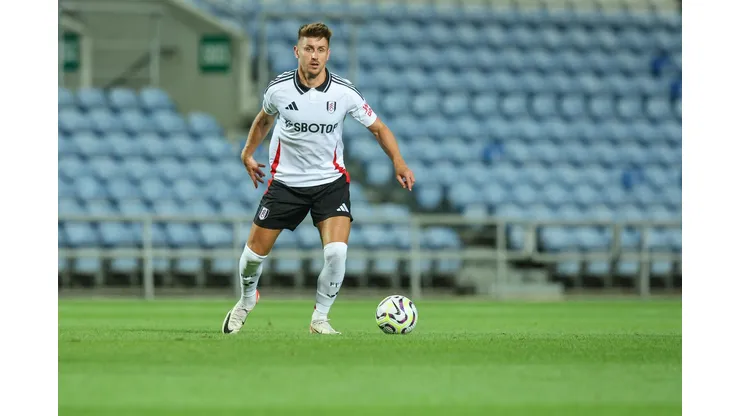 Jogador do Fulham. (Foto de Carlos Rodrigues/Getty Images)