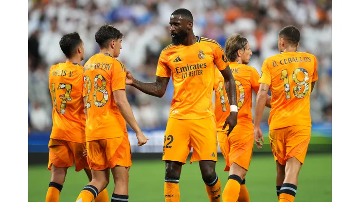 Jogadores do Real Madrid.(Foto de Grant Halverson/Getty Images)