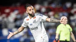 Atacante anotou o único gol da partida. Divulgação/Santos FC.