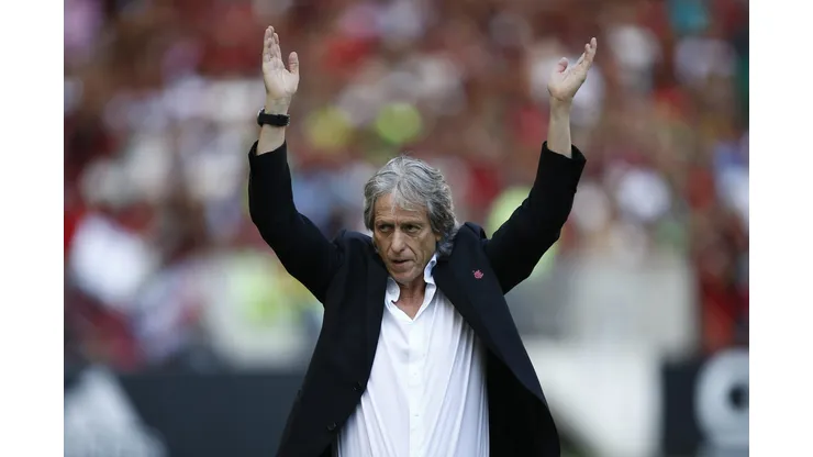 RIO DE JANEIRO, BRAZIL - NOVEMBER 03: Flamengo coach Jorge Jesus at Maracana Stadium on November 3, 2019 in Rio de Janeiro, Brazil. (Photo by Wagner Meier/Getty Images)