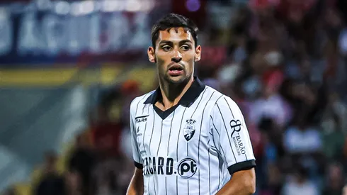 Bruno Santos em partida pelo SC Farense. Foto: Twitter Oficial SC Farense