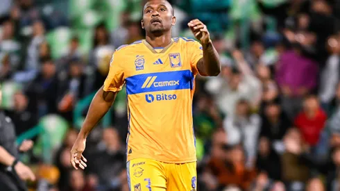 RECORD DATE NOT STATED Futbol Mexicano Clausura 2024 Santos vs Tigres UANL Samir Caetano of Tigres during the 6th round match between Santos and Tigres UANL as part of the Torneo Clausura 2024 Liga BBVA MX at TSM -Corona- Stadium on February 10, 2024 in Torreon, Coahuila, Mexico. TORREON COAHUILA MEXICO PUBLICATIONxNOTxINxMEXxCHNxRUS Copyright: xTomasxRegueirox 20240210223108_LMX_C24_SAN_UANL_CAETANO192