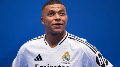 Real Madrid new assinou com Kylian Mbappé. (Foto de David Ramos/Getty Images)