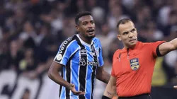 Edenílson ainda durante a partida de ida. Foto: Marcello Zambrana/AGIF