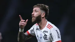 Léo Pereira foi o grande xerife da defesa. Foto: Ettore Chiereguini/AGIF