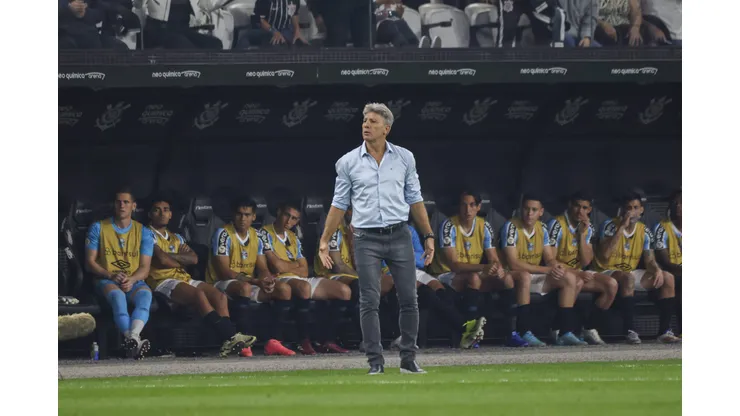 Match between Corinthians and Gremio for the Brazilian Football Championship 2024 Sao Paulo SP, 07/25/2024 - BRAZILEIRO/CORINTHIANS VS GREMIO Gremio coach Renato Gaucho in a match between Corinthians and Gremio, valid for the 19th round of the Brazilian Championship, on the night of this Thursday, July 25th, 2024, at Neo Quimica Arena, in Sao Paulo-SP. Foto: Leco Viana/Thenews2/imago images SPO PUBLICATIONxNOTxINxUSA Copyright: xLecoxVianax