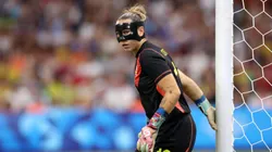 A goleira da Espanha reclamou da atitude das brasileiras. Alex Livesey/Getty Images.