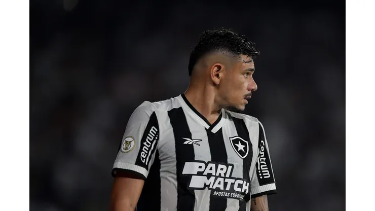 Tiquinho Soares jogador do Botafogo durante partida contra o Fluminense no Engenhao pelo campeonato Brasileiro A 2024.