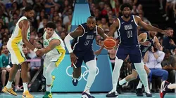 LeBron James e Joel Embiid foram dois destaques dos EUA contra o Brasil